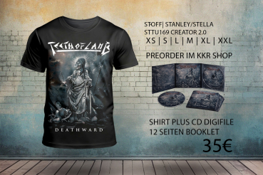 KKR136 Teeth Of Lamb "Deathward" Digifile CD Shirt Bundle